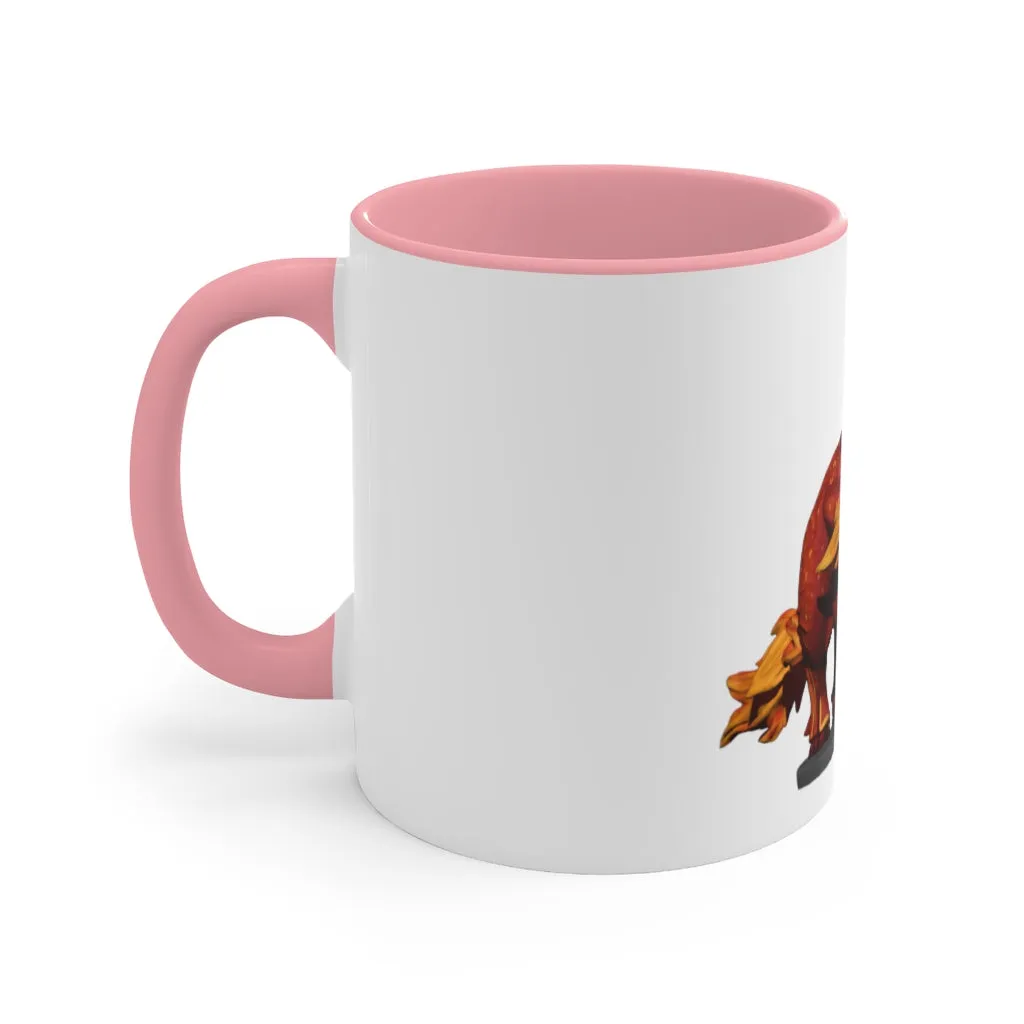 Fire Bull Accent Mug