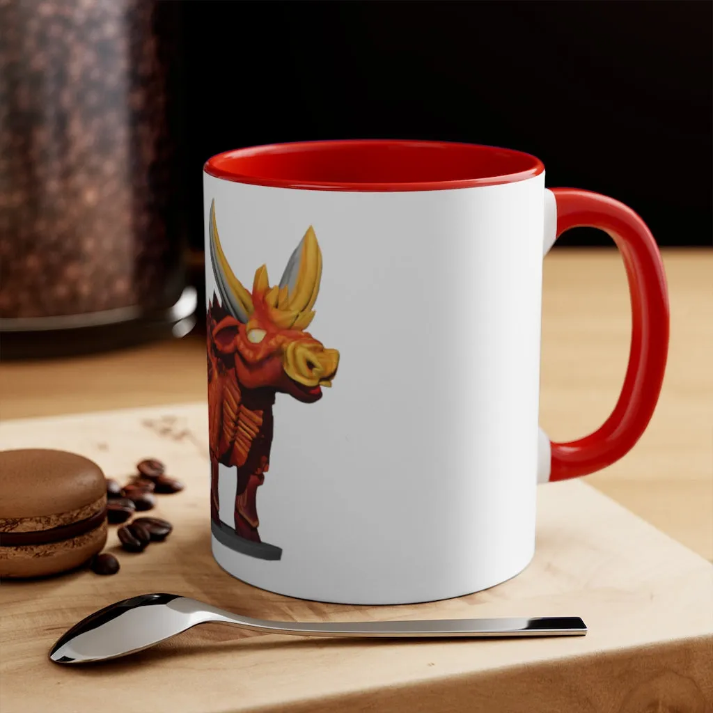 Fire Bull Accent Mug