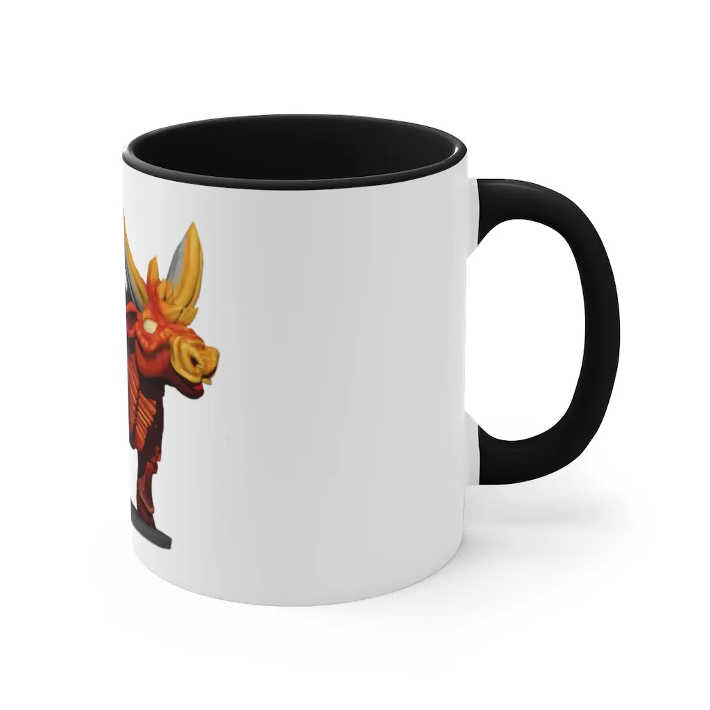 Fire Bull Accent Mug