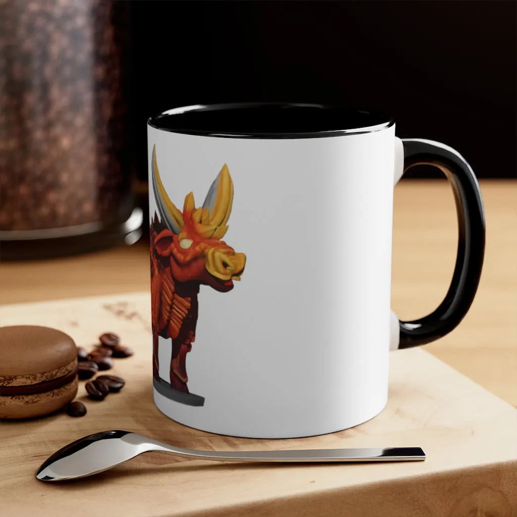 Fire Bull Accent Mug