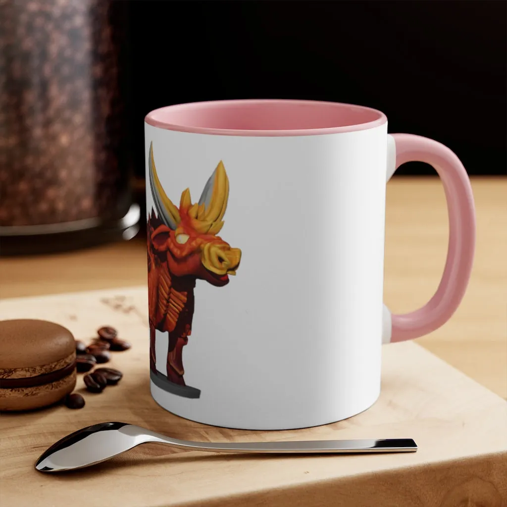 Fire Bull Accent Mug