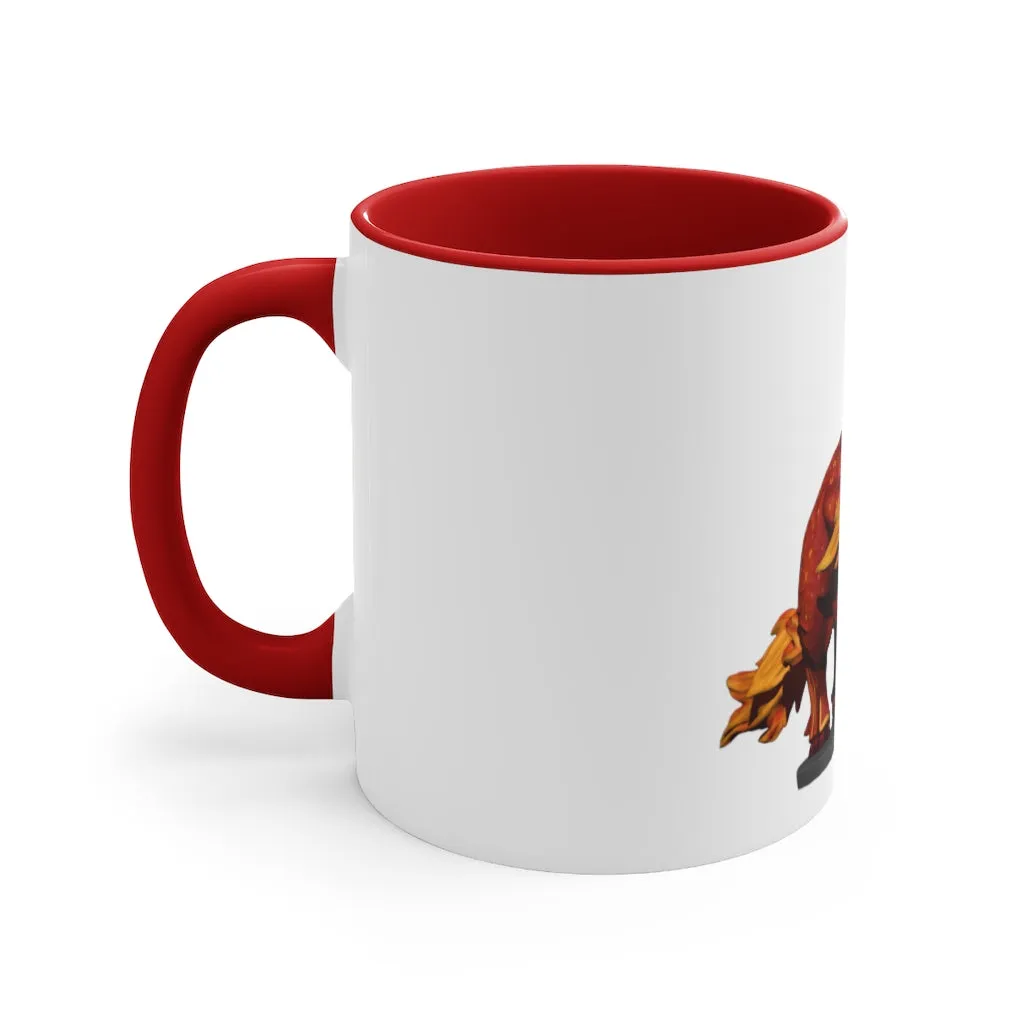 Fire Bull Accent Mug