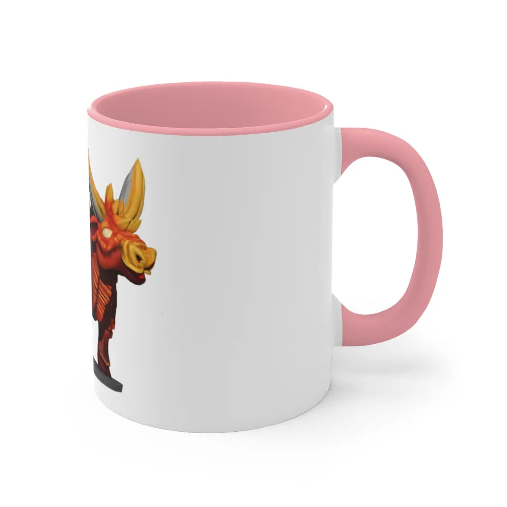 Fire Bull Accent Mug