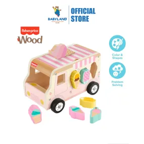 Fisher-Price Wooden Ice Cream Shape Sorter Set (18m )