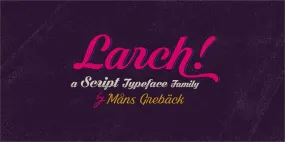 Free Black Larch Font