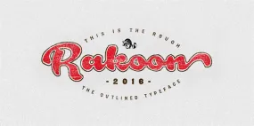 Free Rough Rakoon Font