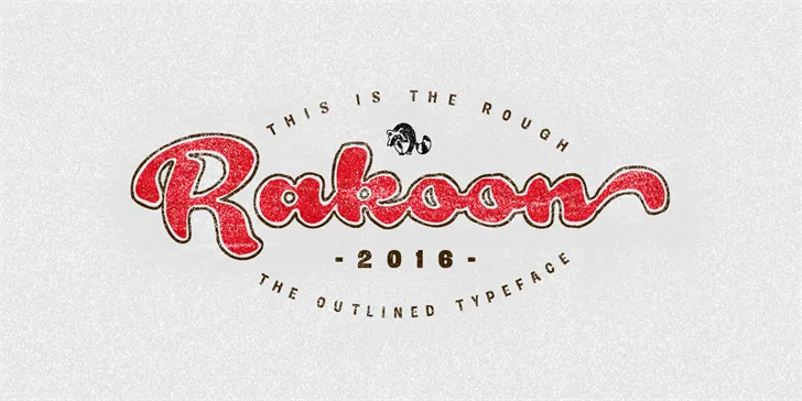 Free Rough Rakoon Font