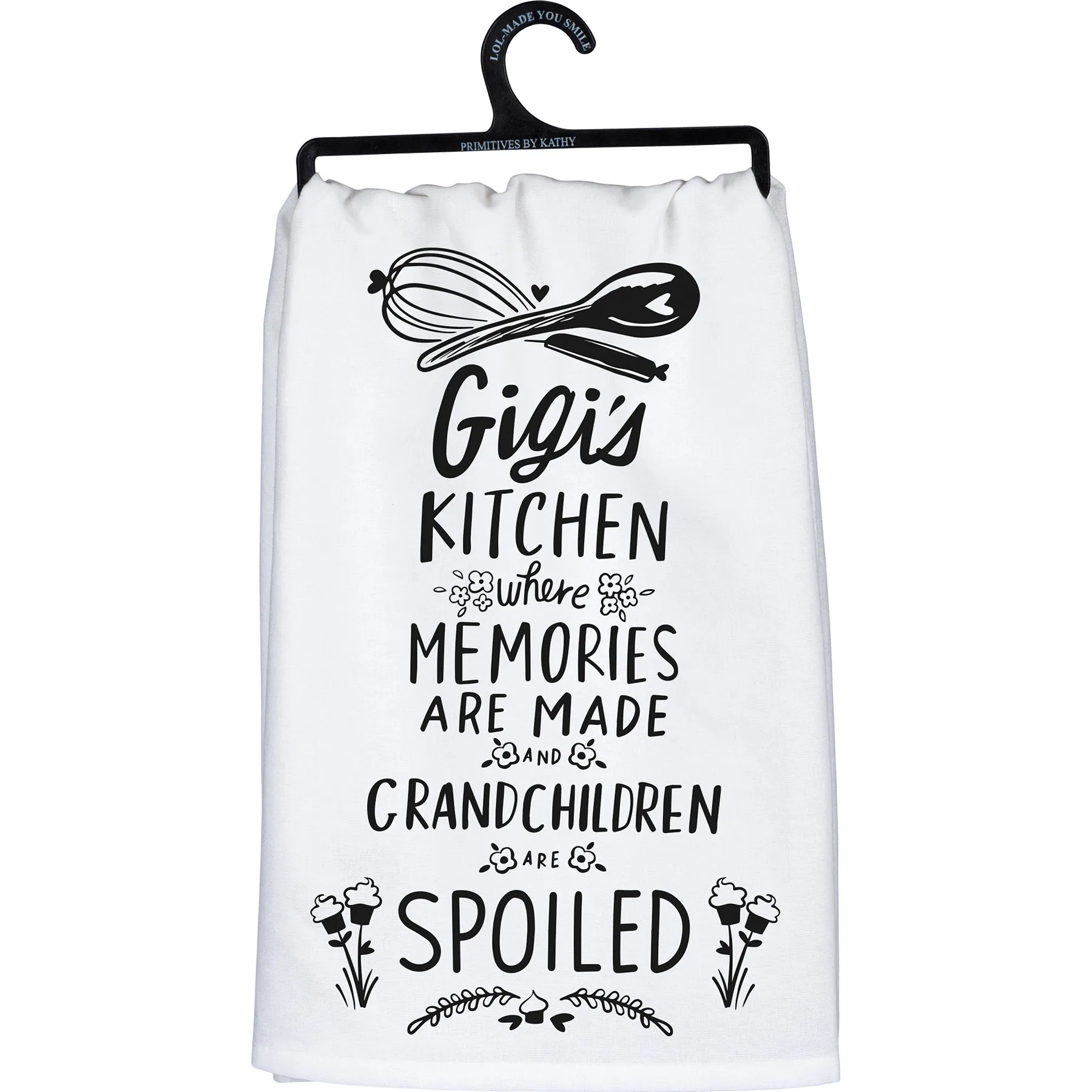 Gigis White Cotton Kitchen Towel