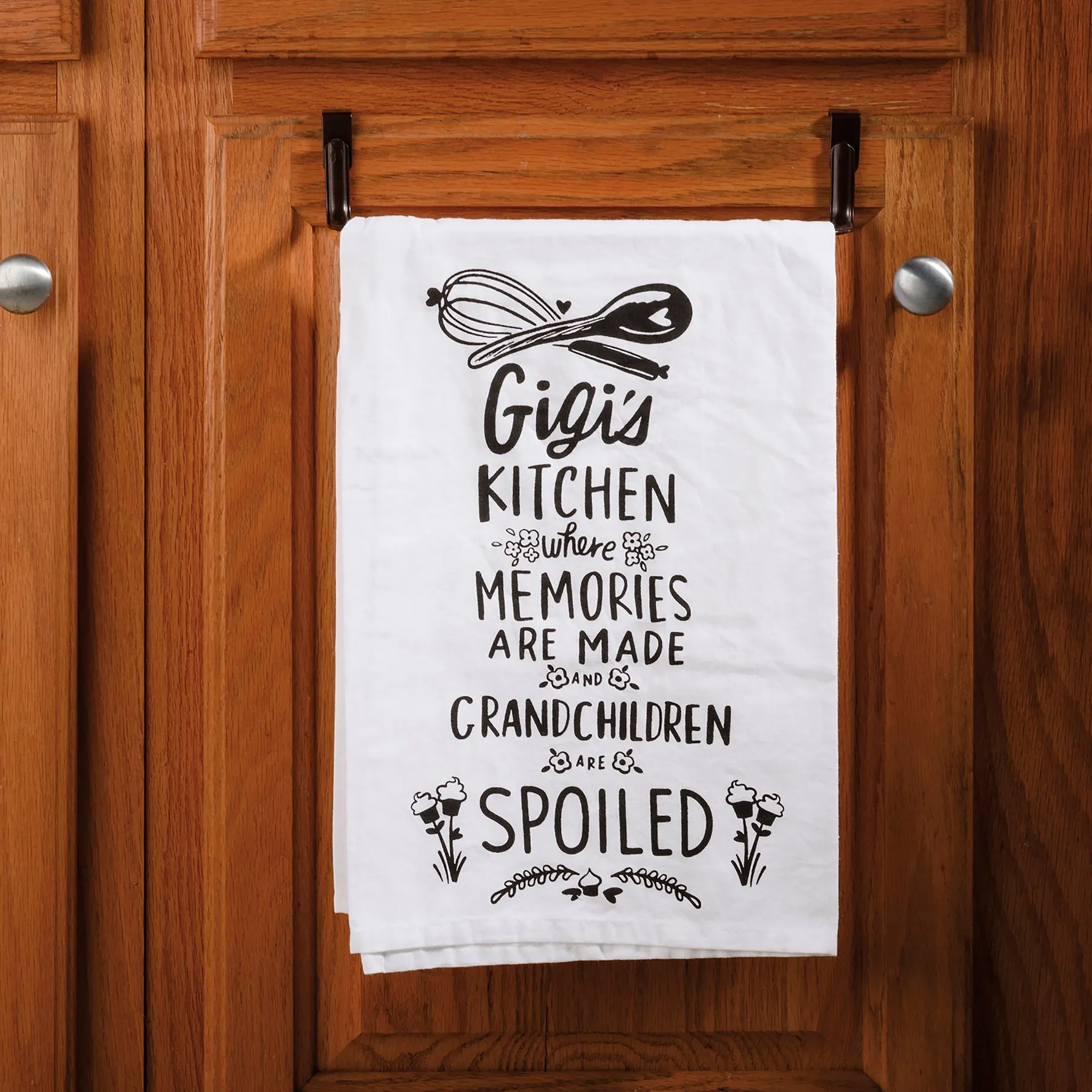 Gigis White Cotton Kitchen Towel