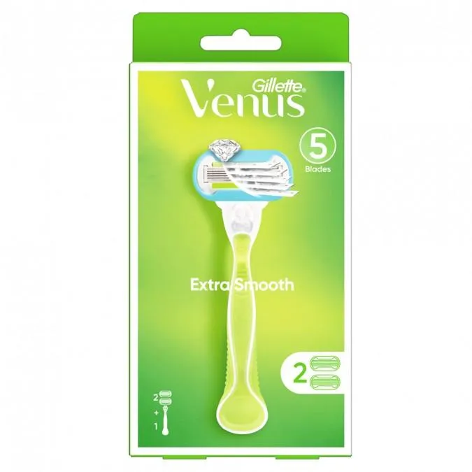 Gillette Venus Extra Smooth Razor   2 Blades