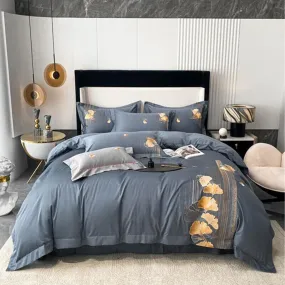 Ginkgo Embroidery Duvet Set