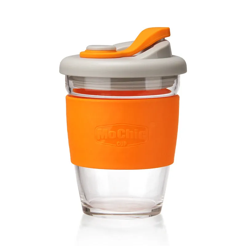 Glass insulated high borosilicate coffee cup