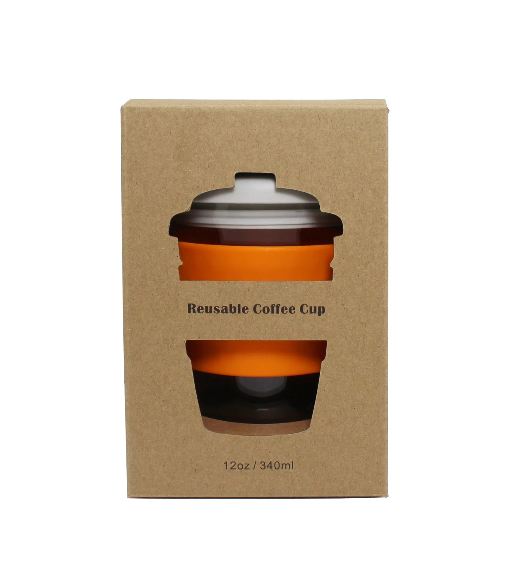 Glass insulated high borosilicate coffee cup