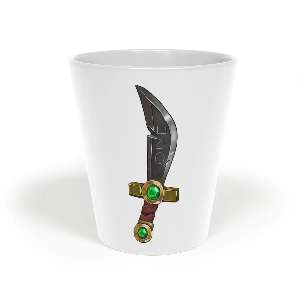 Gold Sword Latte Mug, 12oz