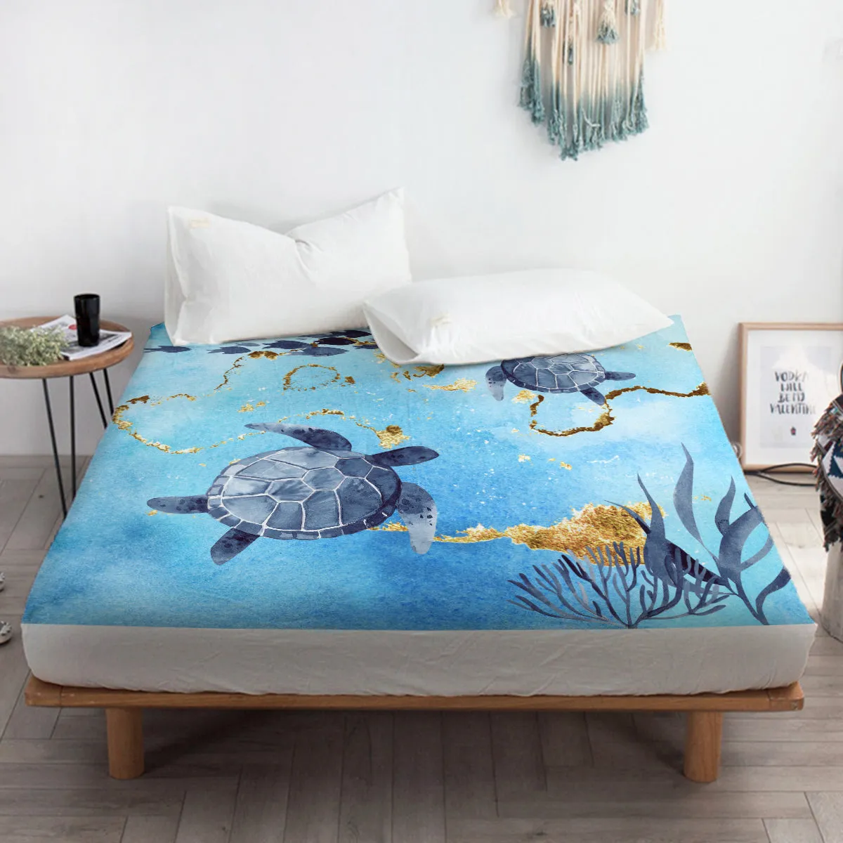 Golden Sea Turtle Bay Sheet Set