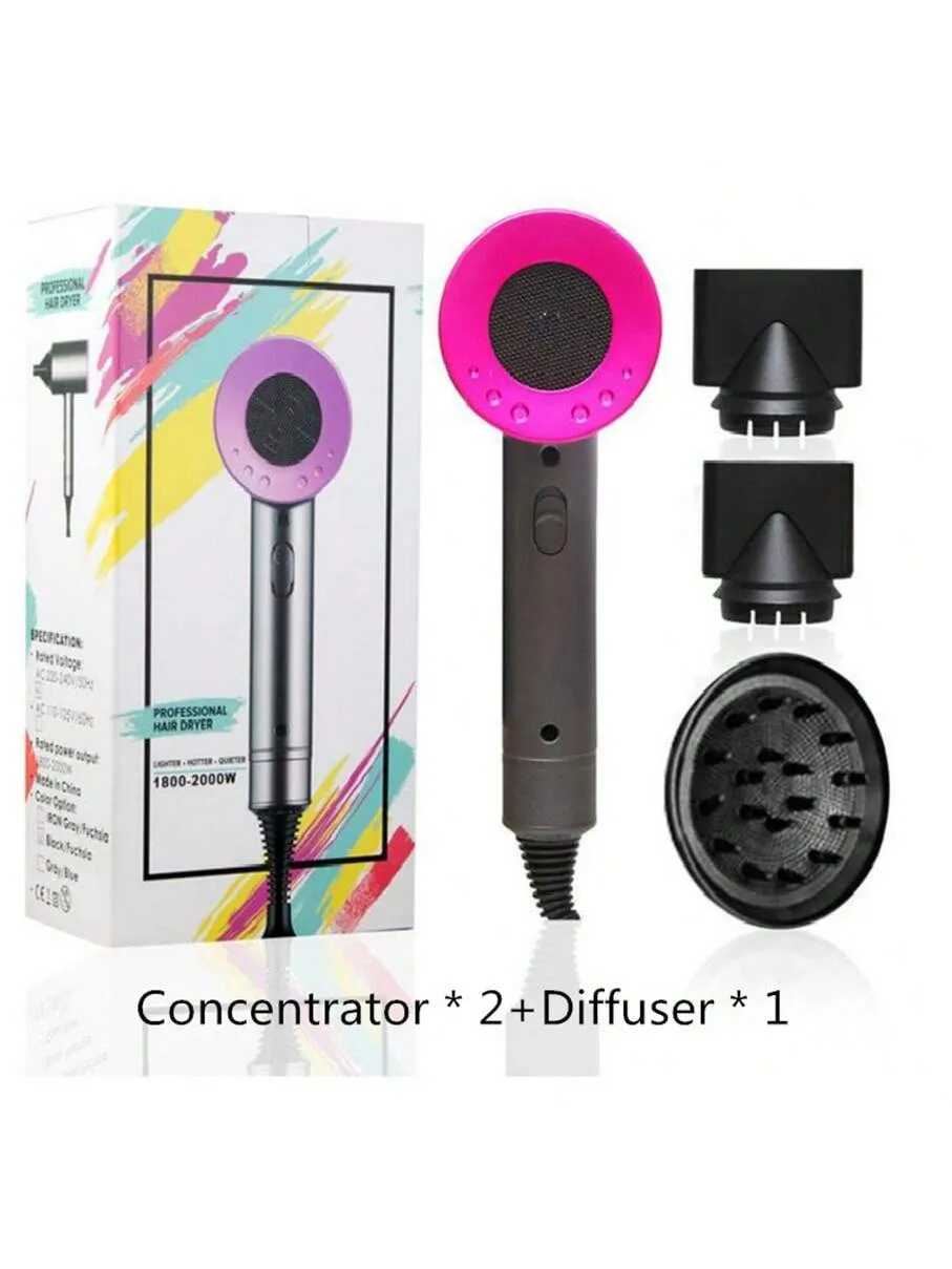 Hair Dryer With Diffuser Ionic Conditioning Powerful Fast Hairdryer Blow Dryer