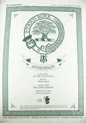 Henderson Clan Tea Towel