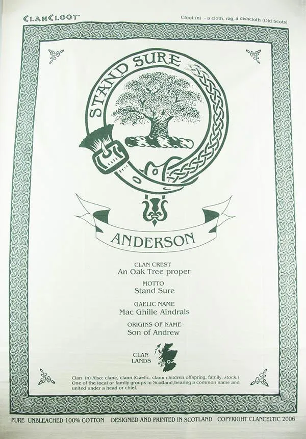 Henderson Clan Tea Towel