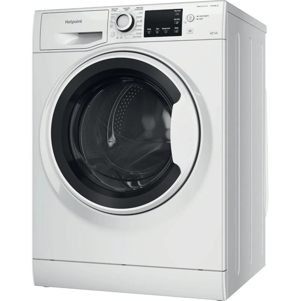 Hotpoint NDB8635WUK 8 6Kg Washer Dryer With 1400 Rpm - White -