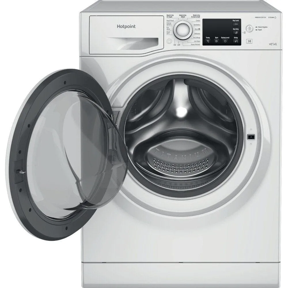 Hotpoint NDBE9635WUK 9Kg 6Kg 1400 Spin Washer Dryer - White