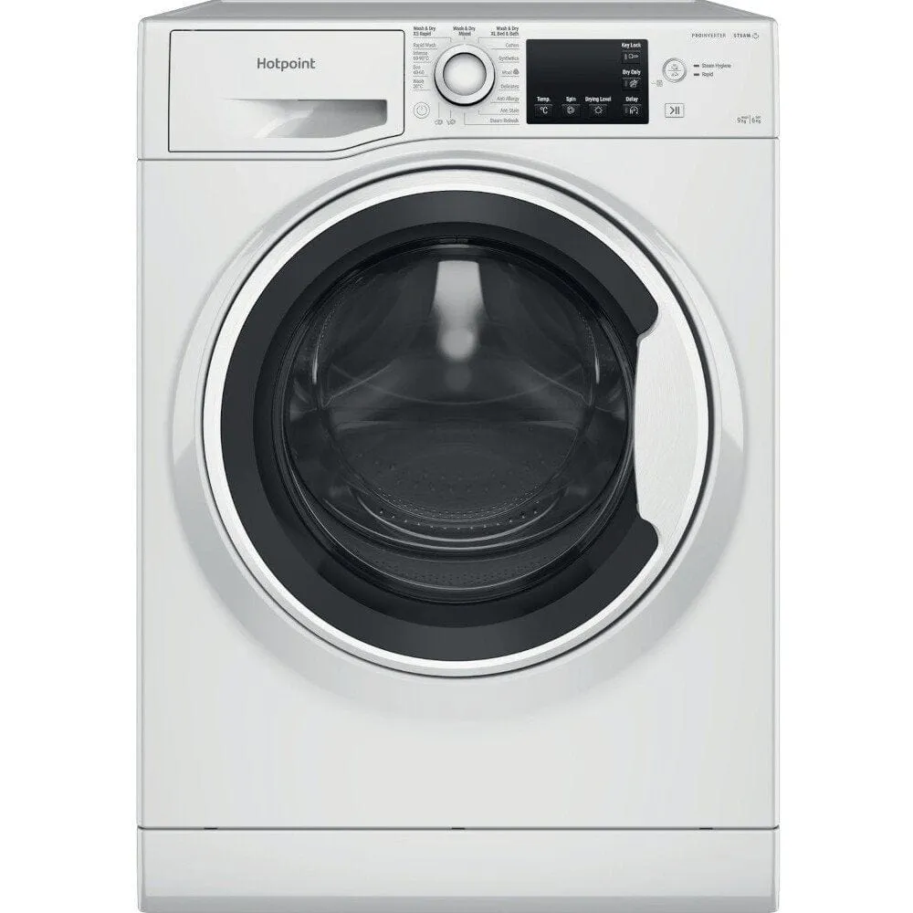 Hotpoint NDBE9635WUK 9Kg 6Kg 1400 Spin Washer Dryer - White