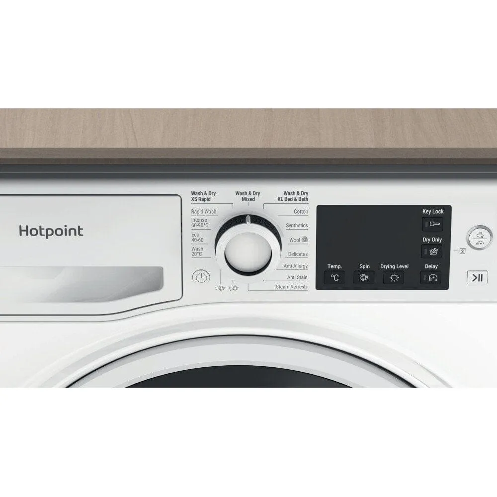 Hotpoint NDBE9635WUK 9Kg 6Kg 1400 Spin Washer Dryer - White