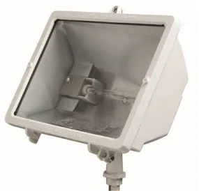 Hubbell Lighting Quartz Floodlight 500 Watts 120 Volts White