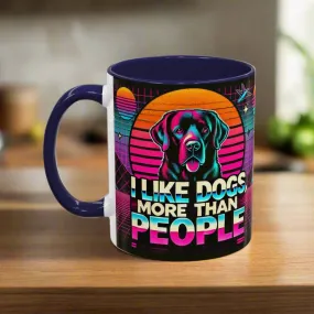 I LIKE DOGS Accent Coffee Mug 🐕☕