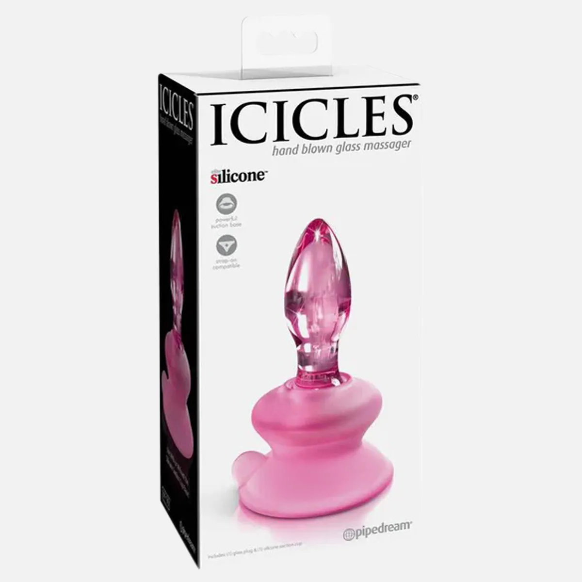 Icicles Non Vibrating Anal Plug Suction Base no. 90