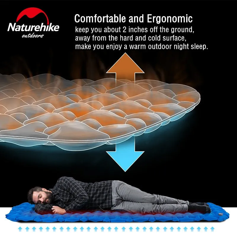 Inflatable Mattress Air Mattress Camping Mat Ultralight Camping Mattress Sleeping Mat Camping Bed