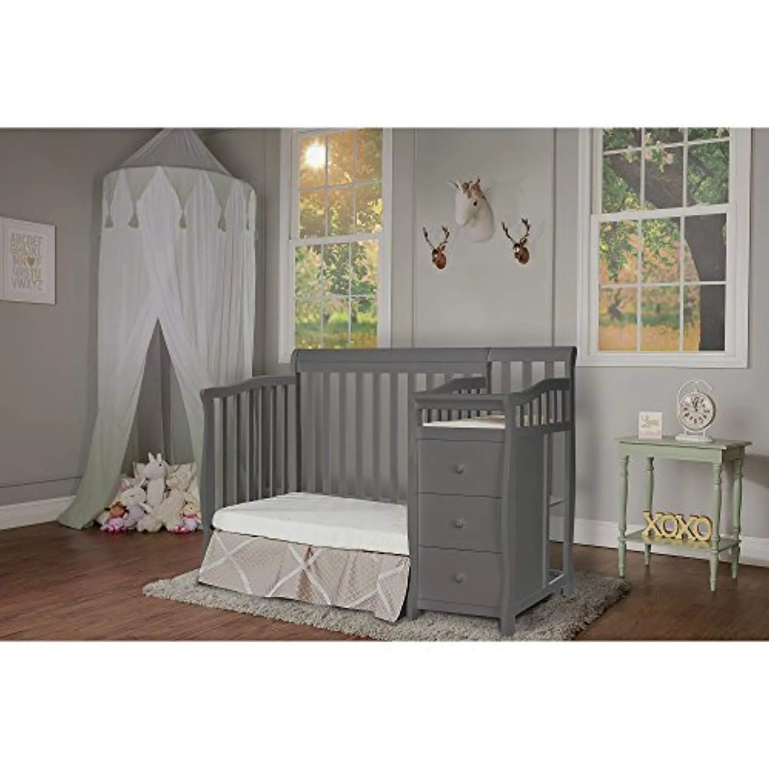 Jayden 4-in-1 Mini Convertible Crib And Changer