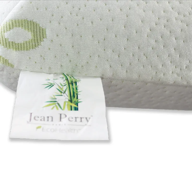 Jean Perry Eco-Health Bamboo Charcoal Gel Memory Pillow - (Classic / Contour)