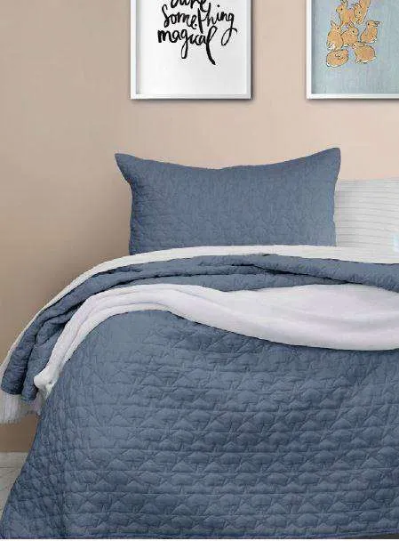 Jelly Bean BOBBY Coverlet Set - PINK & DENIM