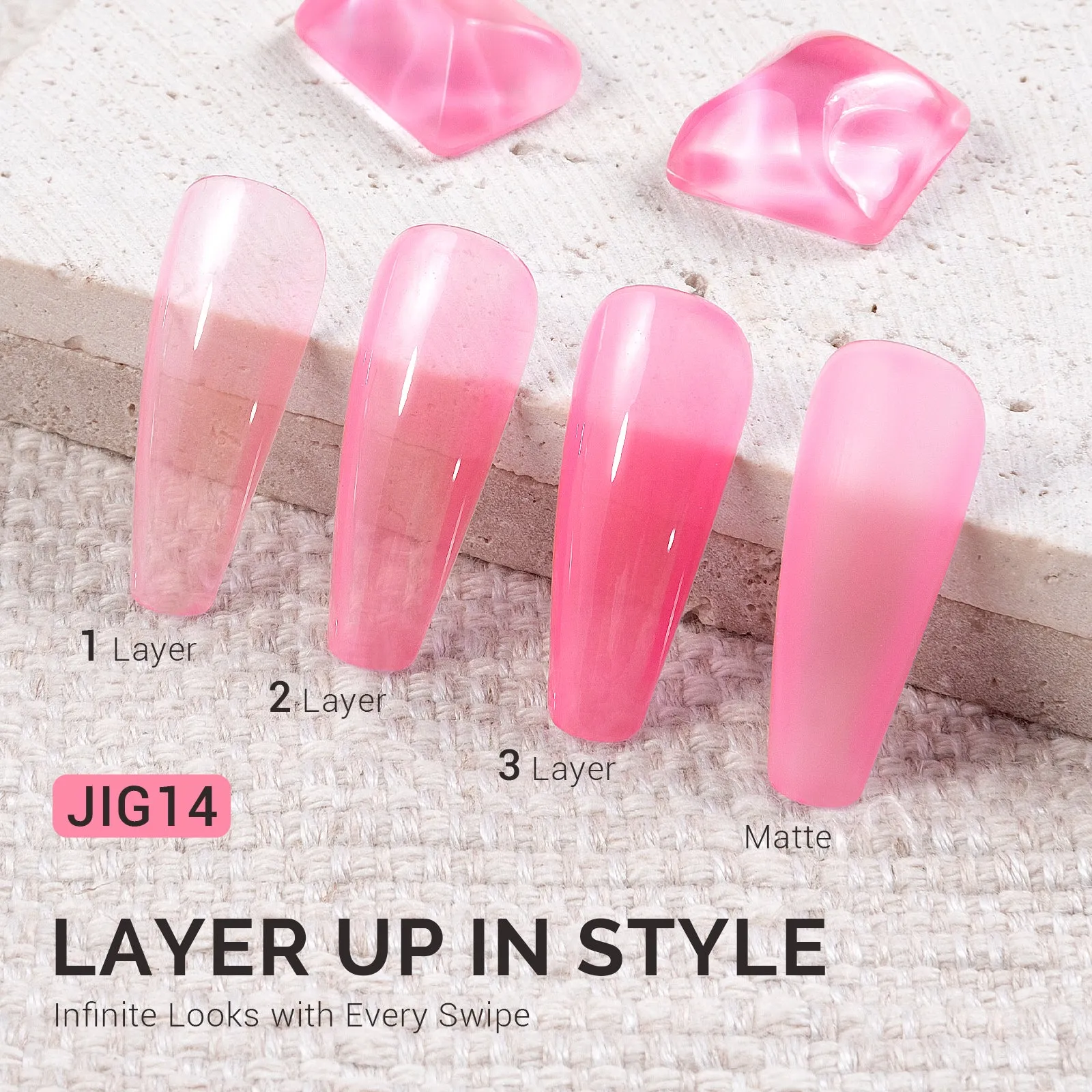 Jeweliver Jelly Gel Polish 15ml - Padparadscha Sapphire - JIG14