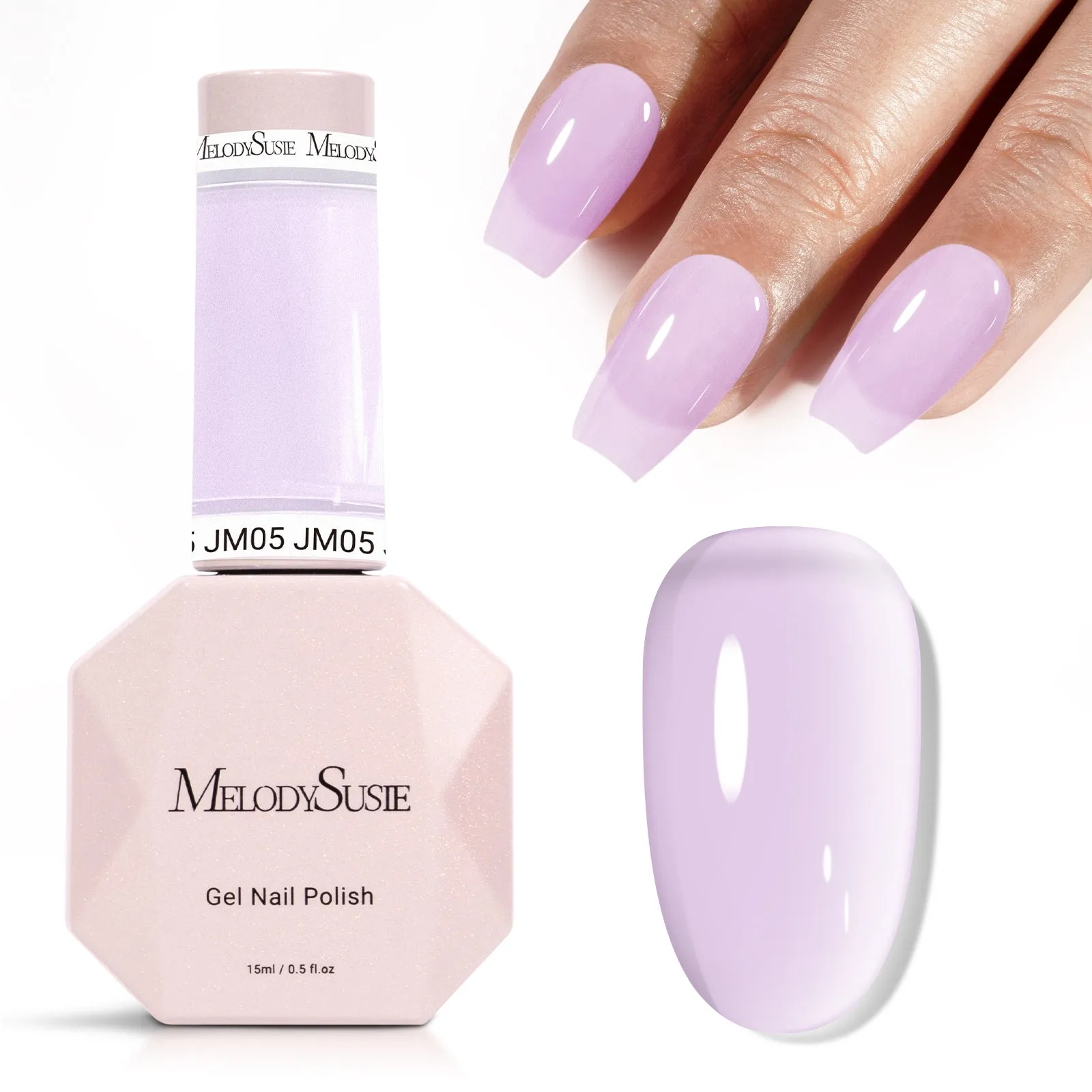 Jeweliver Jelly Gel Polish 15ml - Purple Chalcedony - JM05