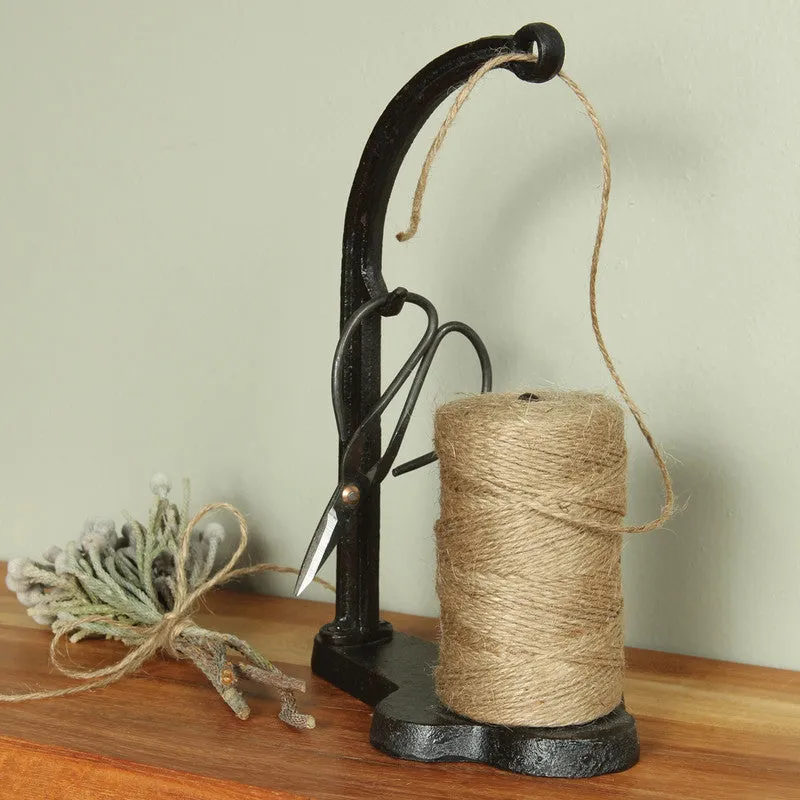 Jute Dispenser - Cast Iron - Antique Black