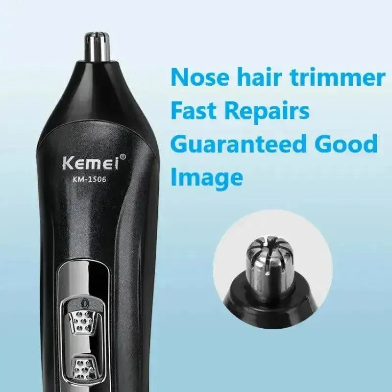 Kemei KM-1506 3-in-1 Electric Shaver - USB Rechargeable Hair Trimmer