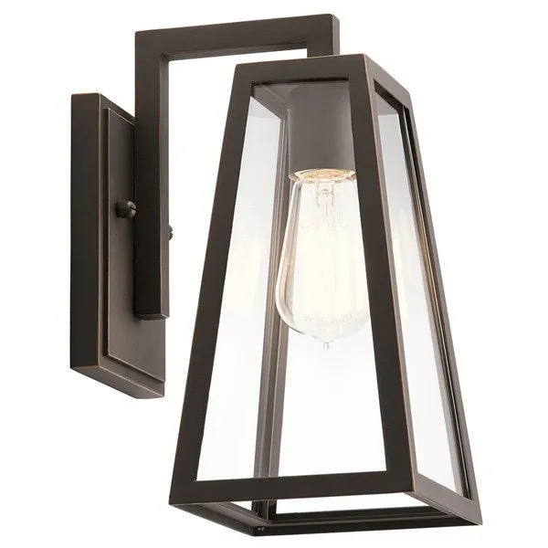 Kichler 49330RZ Delison™ 11.5" 1 Light Wall Light Rubbed Bronze™