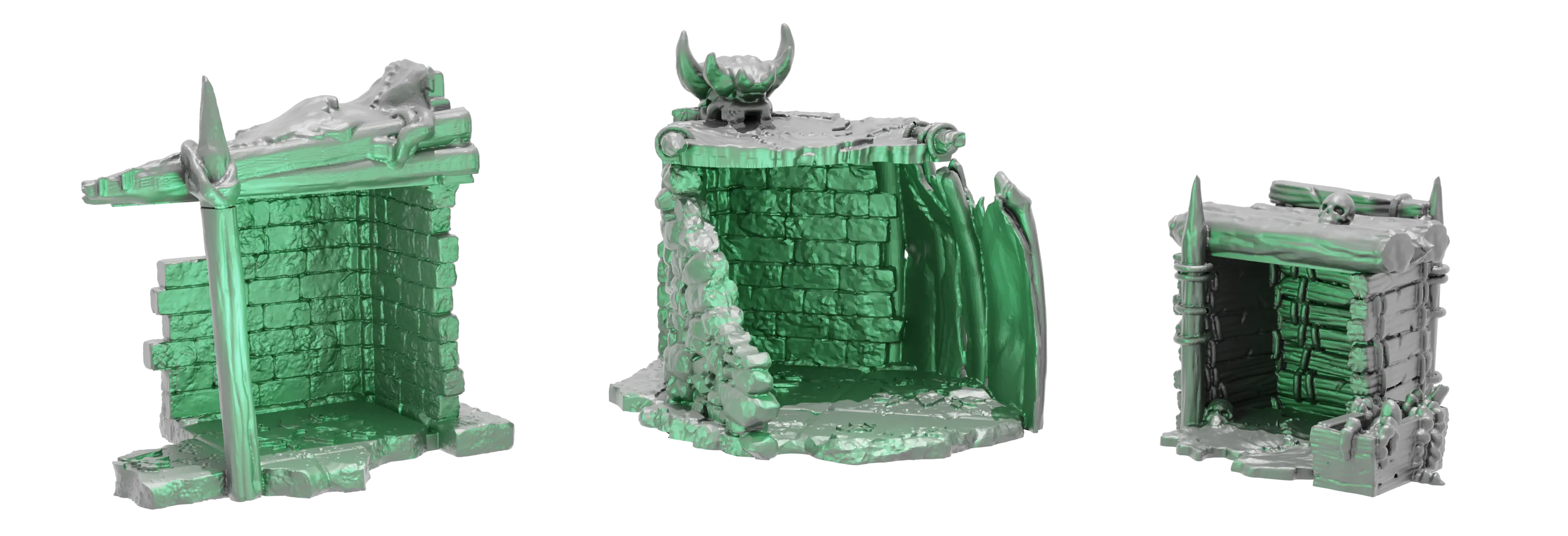 Kingdom of Azragor Orcish Hovels (STL File)