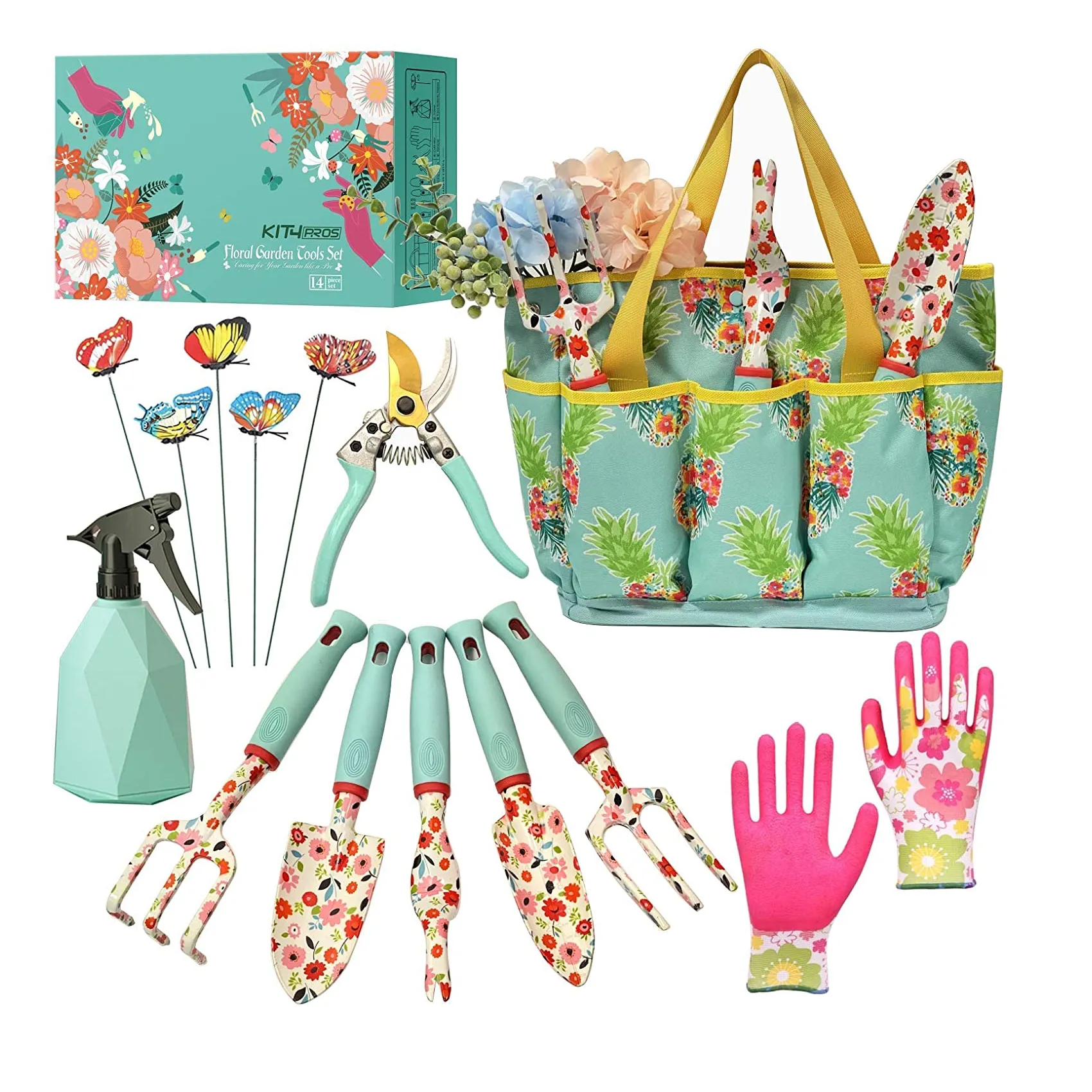 Kit4Pros Floral Garden Tool Set | Floral Set