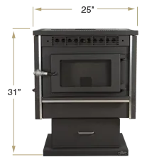 KOZI Pellet Stove: Model 100XL