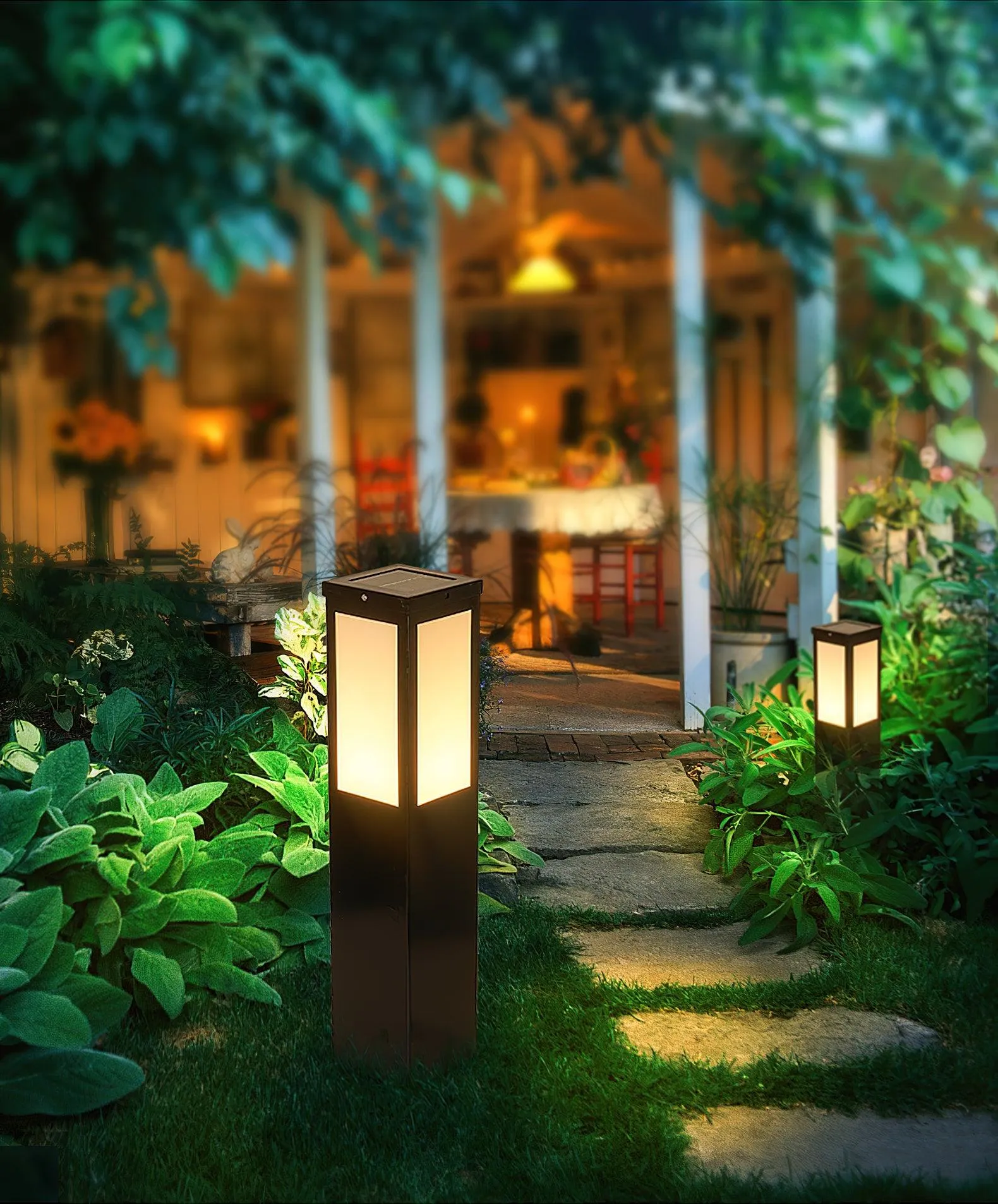 Kuzco Bollard Solar Outdoor Light