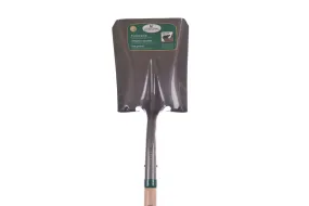 Landscapers Select Square Point Shovel, Steel Blade, Wood Handle, 48 in L