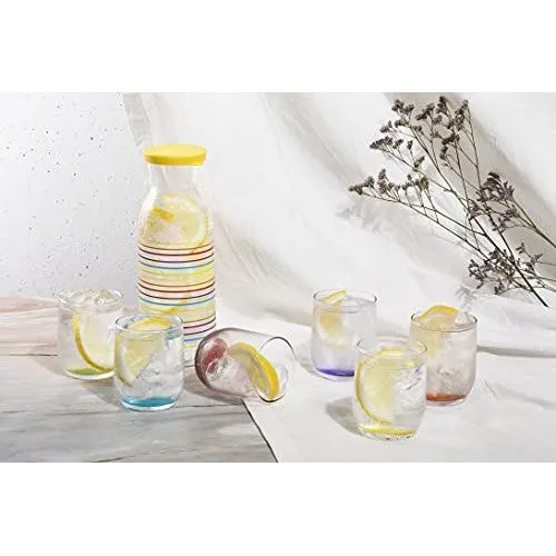 LAV Carafe 1.2L Rainbow Water Jug Set 7pcs SGN2345