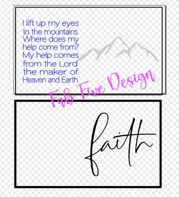 Layered Quotes: Faith: Mountains