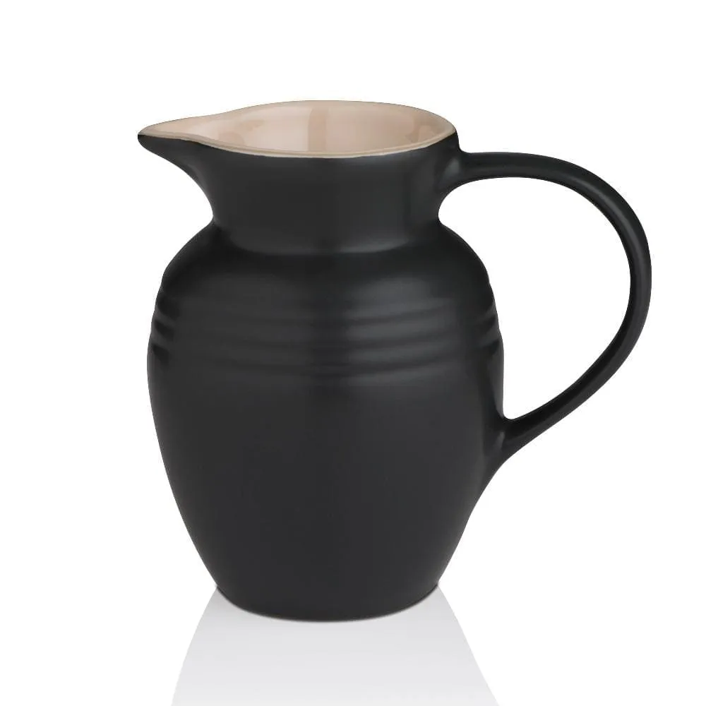 Le Creuset Stoneware Breakfast Jug Satin Black