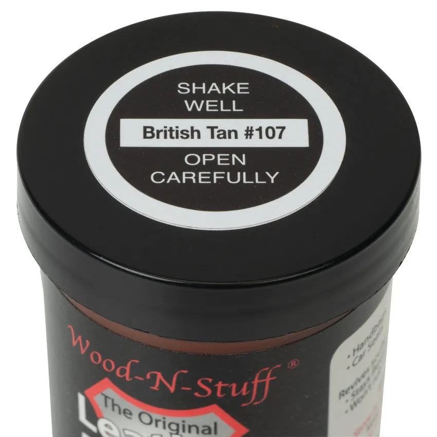 Leather Refinish, British Tan 4 oz, #WS-LA-BTAN