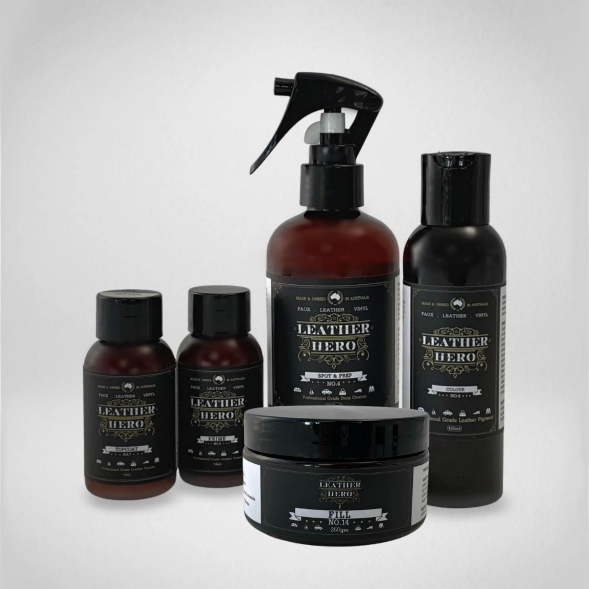 Leather Repair & Recolour Kit - Aniline Nutmeg