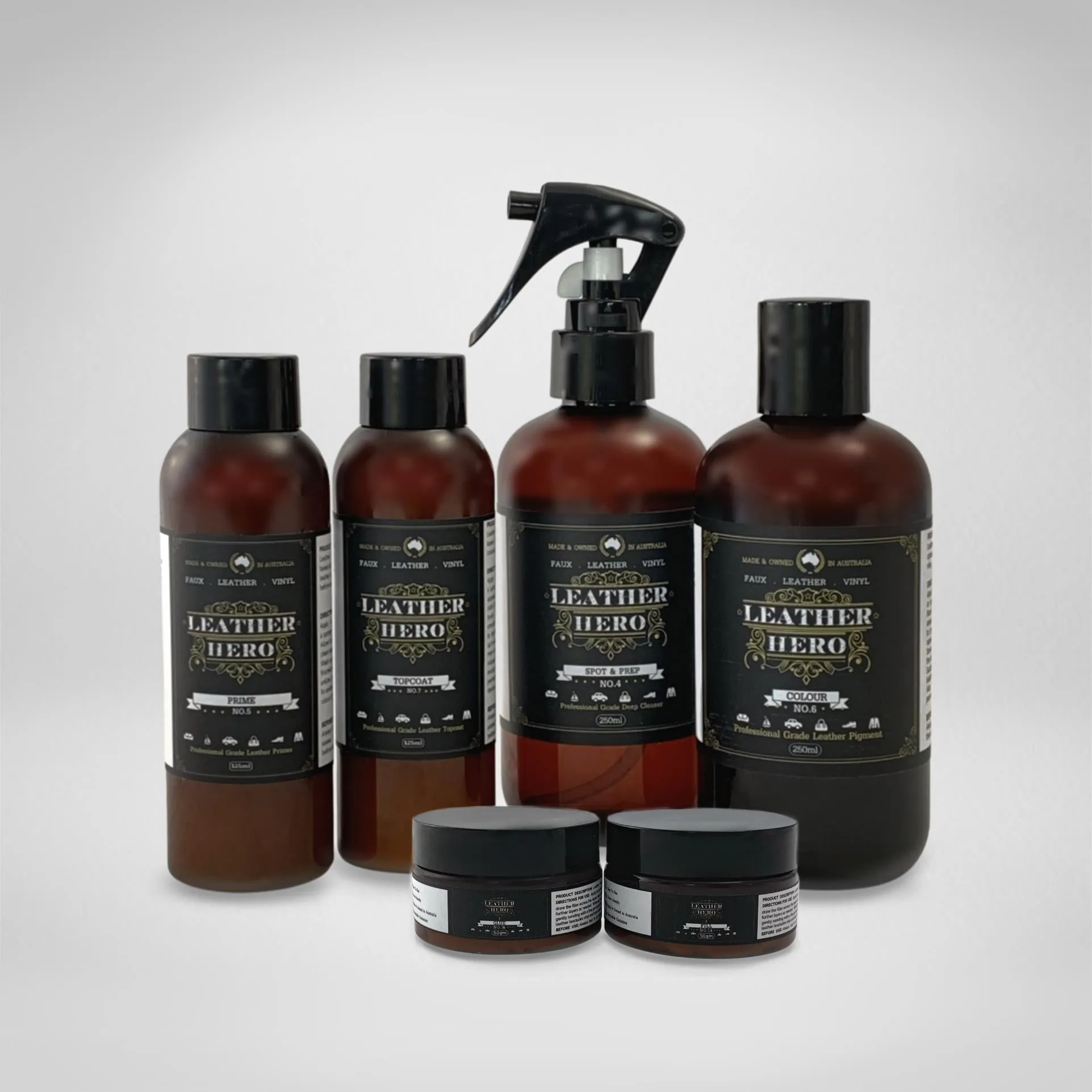 Leather Repair & Recolour Kit - Aniline Nutmeg