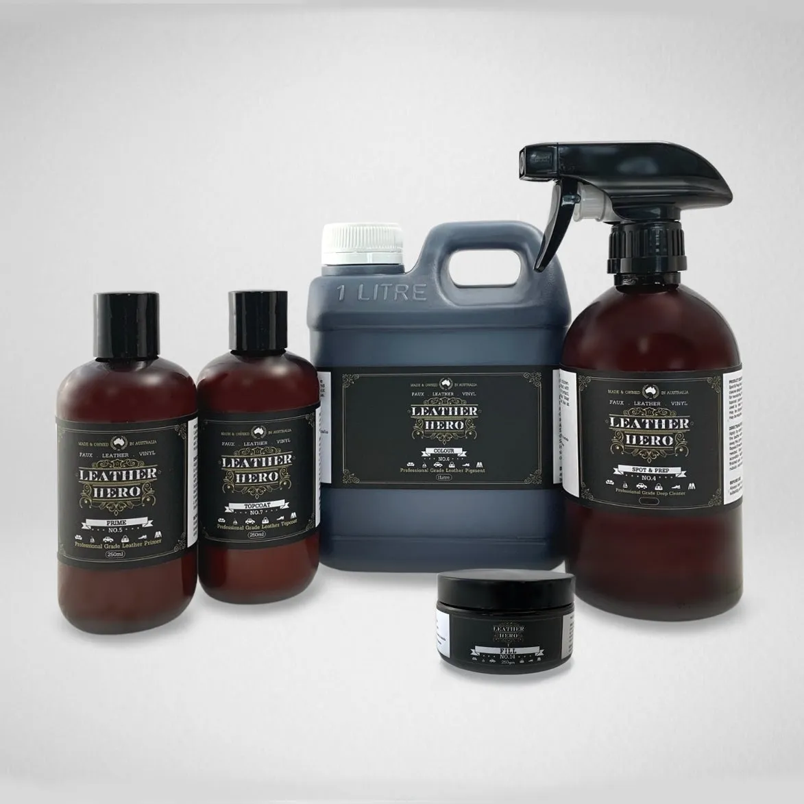 Leather Repair & Recolour Kit - Aniline Nutmeg